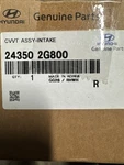 **usa New Genuine Hyundai 24350-2G800 Cvvt Assembly -intake. Fixed Price $167.00.