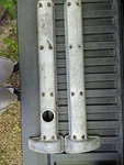 Early Jaguar XK120 Alloy Camshaft Covers (C2217-C2218). Fixed Price $180.00.