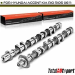 2X Engine Camshaft For Hyundai Accent Kia RIO5 2006-2011 L4 1.6L 2420026704. Fixed Price $108.99.