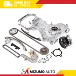 Timing Chain Kit Cover Water Oil Pump For 02-06 Nissan QR25DE Altima Sentra Fit. Fixed Price $209.95.