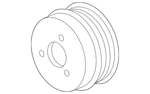 Genuine Land-rover Fan Pulley LR012624. Fixed Price $124.15.
