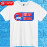 General Kinetics Cams Logo White Tshirt Size. Fixed Price $24.00.