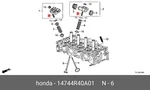 Genuine Oe Ring Hole Snap 14744R40A01 For Honda 14744R-40A01. Fixed Price $7.91.