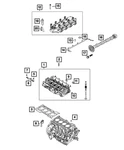 Genuine Mopar Engine Camshaft 68590351AA. Fixed Price $709.20.