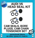 Vw Audi 2.8 V6 Engine Head Seal Valve Cover Bore Plugs, Camshaft Kit. Fixed Price $31.00.