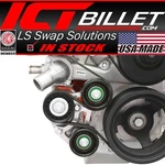 Ict Billet Ls Truck - Belt Tensioner Relocation Bracket Kit W/ Pulley. Fixed Price $232.99.