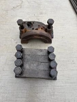 1957-1958 Oldsmobile 371 6.1L J2/J2R Main Caps & Bolts Rocket 88/98 Hotrod. Fixed Price $100.00.