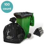 Black Trash Can Star Seal Liner Lldpe 40-45 Gallons Mil 40" X 46" 100 Pcs. Fixed Price $31.52.