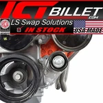 Ict Billet Ls Truck - Belt Tensioner Relocation Bracket Kit W/ Pulley. Fixed Price $95.99.