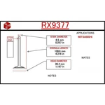 Itm Engine Components RX9377 Exhaust Valve. Fixed Price $18.99.