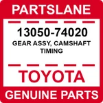 13050-74020 Toyota Celica MR2 RAV4 2.0L 3SGE Oem Engine Camshaft Timing Gear. Fixed Price $143.83.