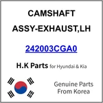 242003CGA0 Kia Camshaft Assy-exhaust,lh New Genuine Oem Part. Fixed Price $106.99.
