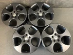 (4) Vw Volkswagen Golf Gti Jetta Gli Rabbit Black "detroit" Wheels Rims+caps 18". Fixed Price $795.00.