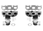 Front Left & Right Exhaust Manifolds W/ Converter For Hyundai Azera 06-10 3.8L. Fixed Price $1332.00.