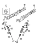 Genuine Mopar Intake Camshaft 68453779AA. Fixed Price $263.94.