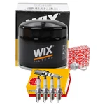 Wix Engine Oil Filter & Ngk Platinum Spark Plugs Kit For Cl Integra Accord L4. Fixed Price $55.95.