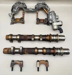 2006-2014 Subaru Wrx 2.5L EJ255 Left Cylinder Head Camshafts W/ Caps & Ocv Oem. Fixed Price $190.00.