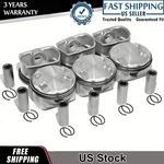 6X Pistons & Rings Set 10.7:1 For Bmw E90 E60 E83 128I 328I 528I X1 N52B30 3.0L. Fixed Price $166.46.