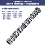 Right Side Intake Camshaft For 2016 2024 Jeep Dodge Chrysler 5047913AD Oem. Fixed Price $76.57.