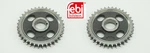2 Timing Chain Sprocket On Camshaft Double Row (l & R) For Mercedes Benz - Febi. Fixed Price $199.49.