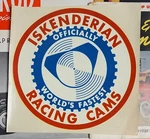 Original Vintage 7" Iskenderian Water Decal Hot Rod Bonneville Scta Isky Cam Old. Fixed Price $24.98.