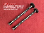 00-03 Honda S2000 AP1 Genuine Oem Exhaust & Intake Camshafts + Gears F20C Used. Fixed Price $449.99.