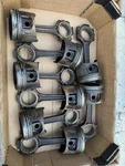 Mercedes V8 Connecting Rods & Pistons W108 W116 C126 500 560 Engine M11710. Fixed Price $270.46.