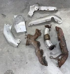 84-89 Nissan 300ZX VG30ET Oem Exhaust Manifolds Heat Shields Pair See Vin. Fixed Price $299.00.