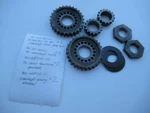 Porsche 911 Camshaft Drive Gears,nuts,chain Tensioner Sprockets And Washers. Fixed Price $179.10.