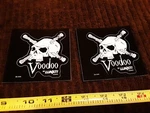Lot Of 2 Classic Lunati Voodoo Camshaft Racing Decals Stickers Hot Rod Outlaw. Fixed Price $8.95.
