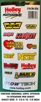 Holley Lunati Hooker - Original Decal Sheet 14 Qty Stickers Per. Fixed Price $8.62.